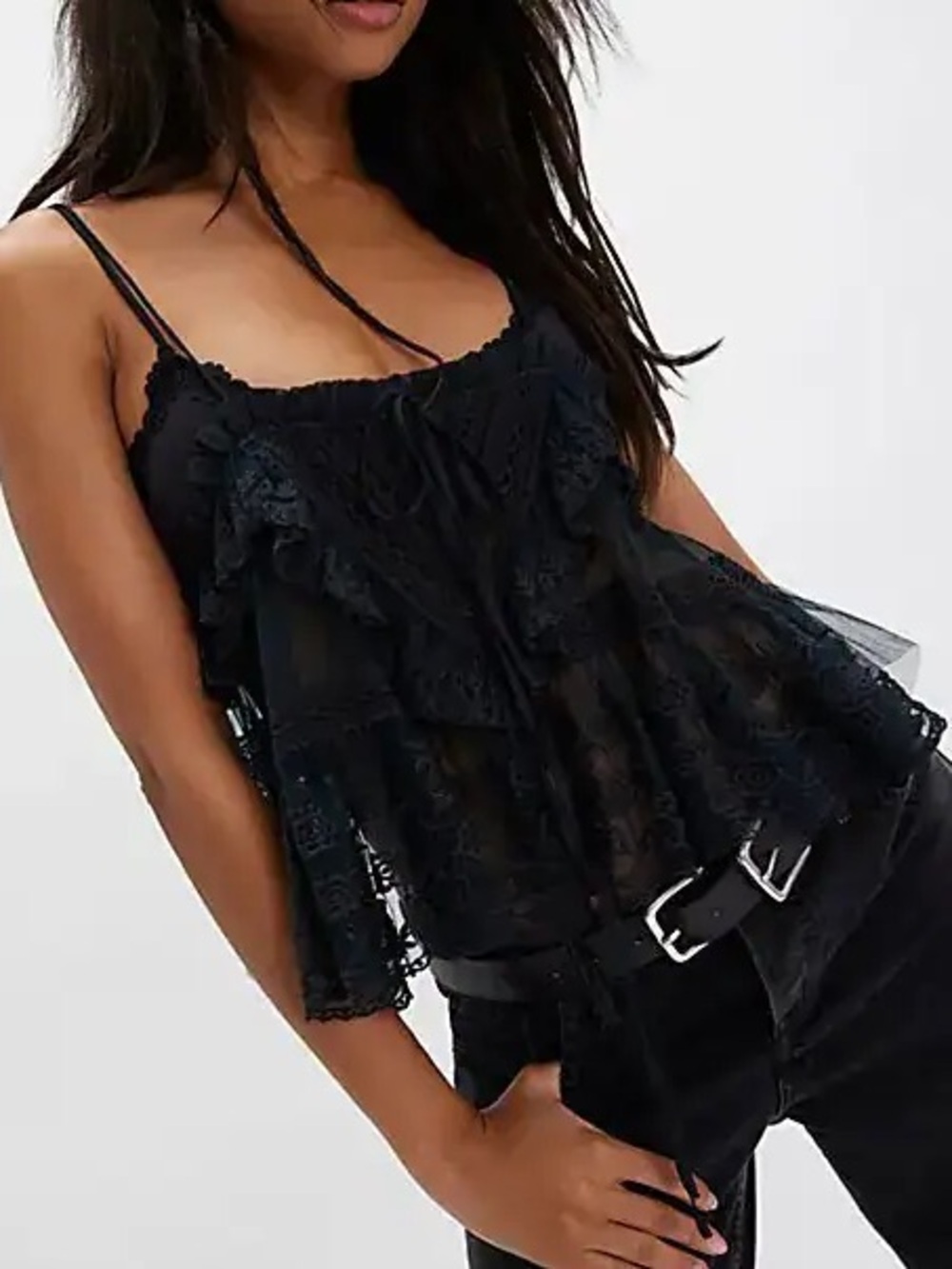 NWOT Free People Sofía Embroidered Tank